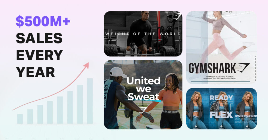 scalable video ad production - gymshark success