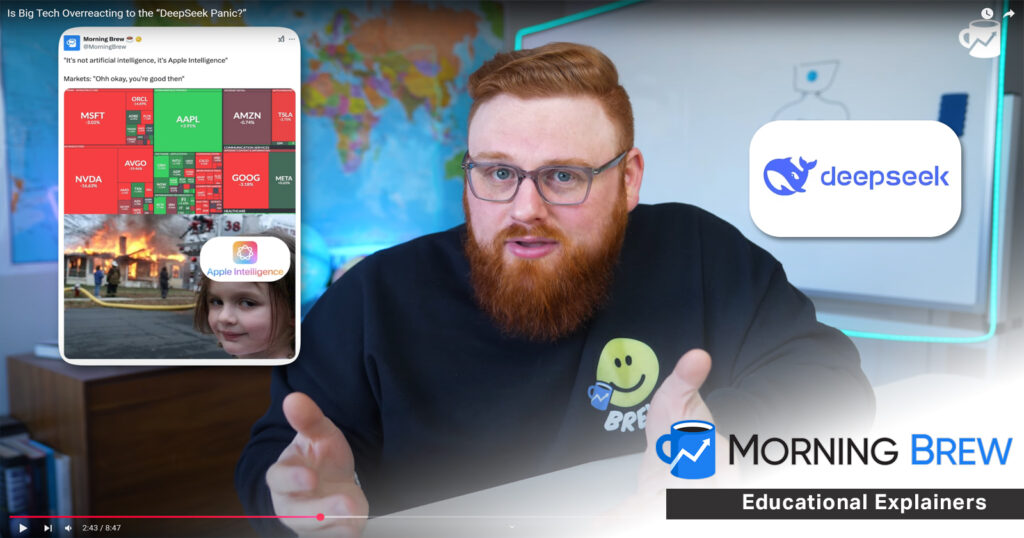 morning brew video marketing strategy - educational videos