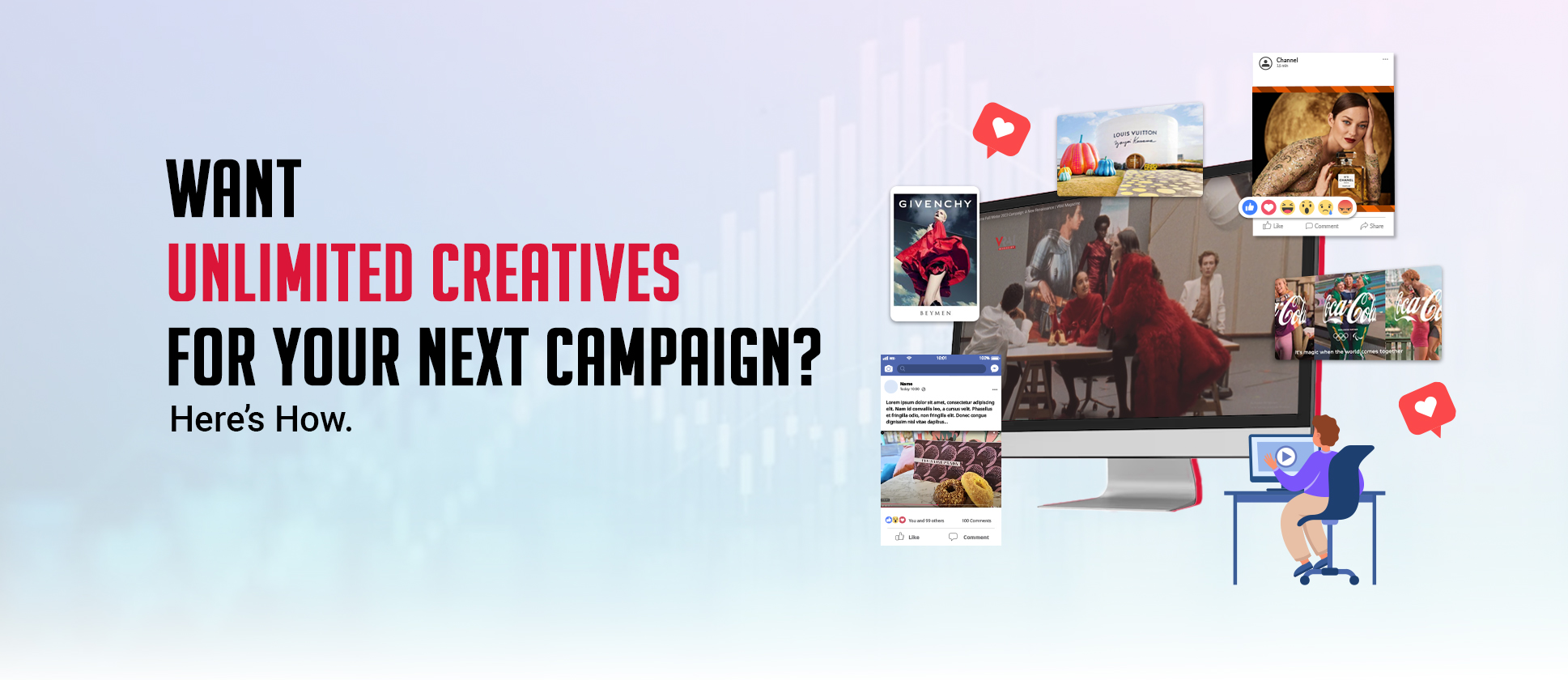 unlimited ad creatives