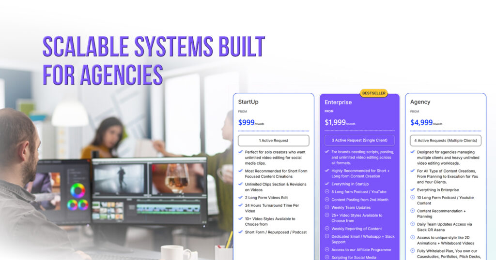 what does the best video marketing agencies need - scalable solutions