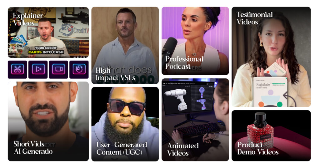 types of video