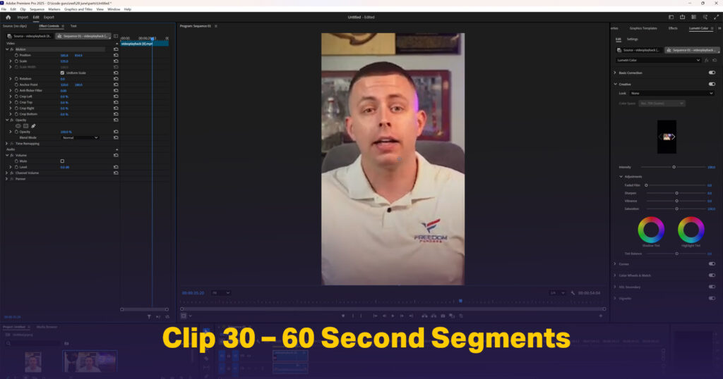Repurposing Long Form Videos - step 4
