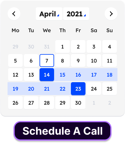 Calendar April 2021