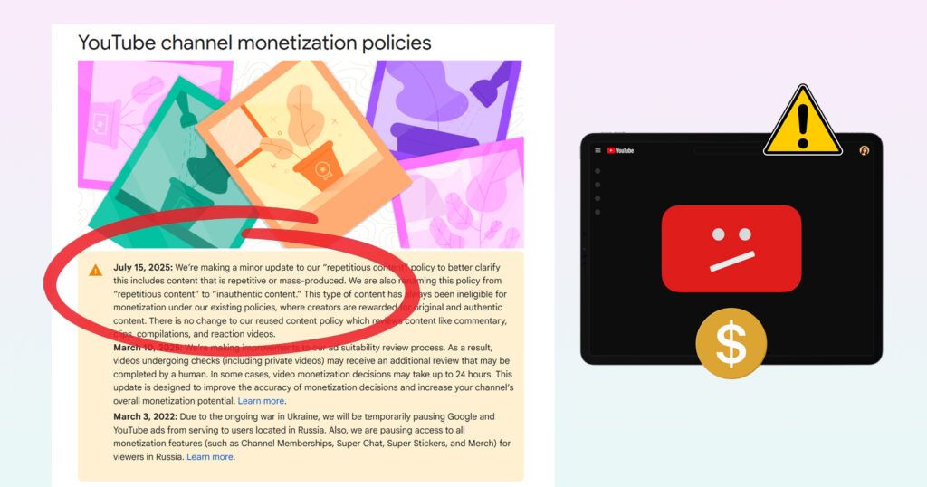 Youtube ai ban policy