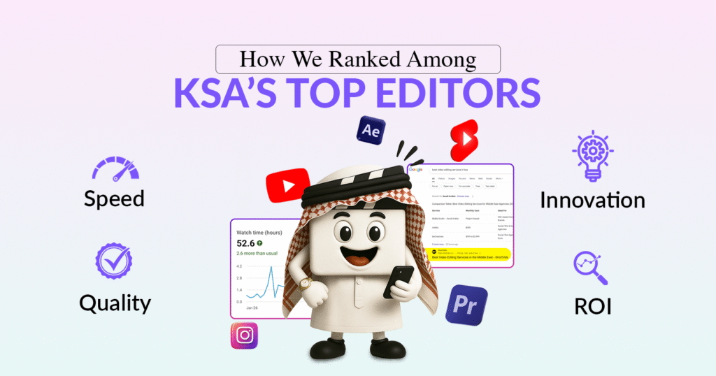 best video editing services in KSA