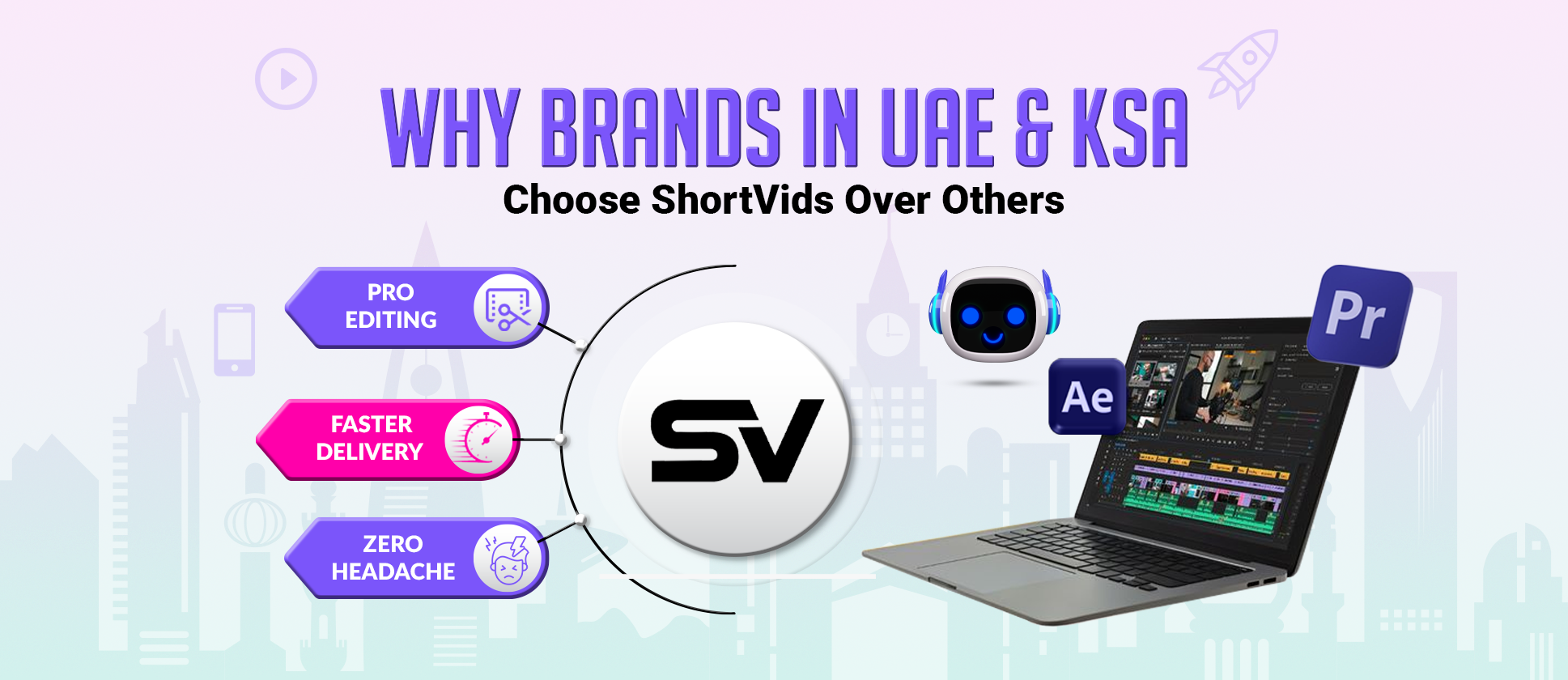 shortvids video production services in middle east, UAE, KSA