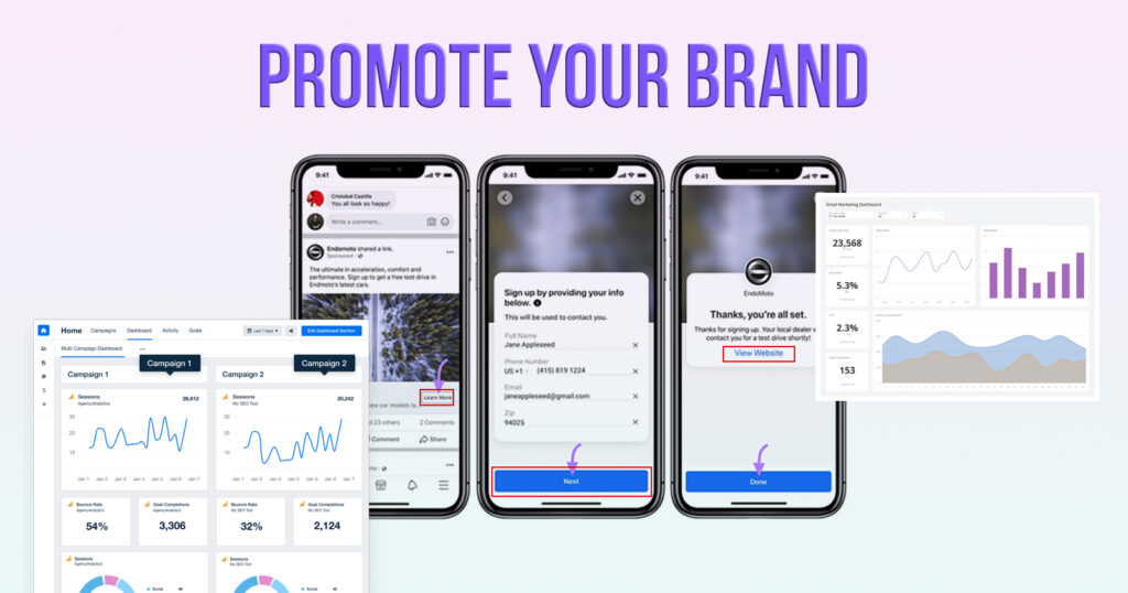 How to Start an Online Business - promote your brands