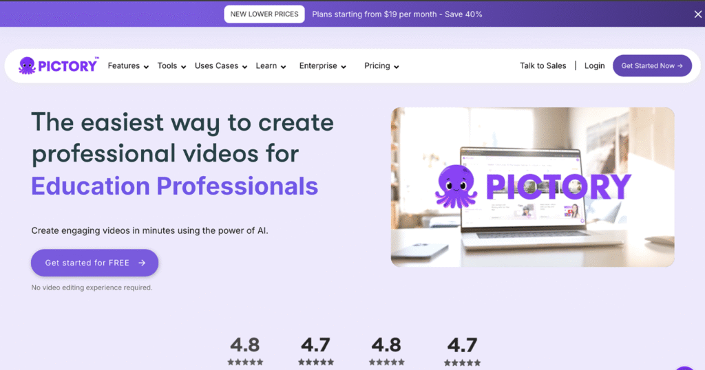 Best AI Video Editing tools - pictory