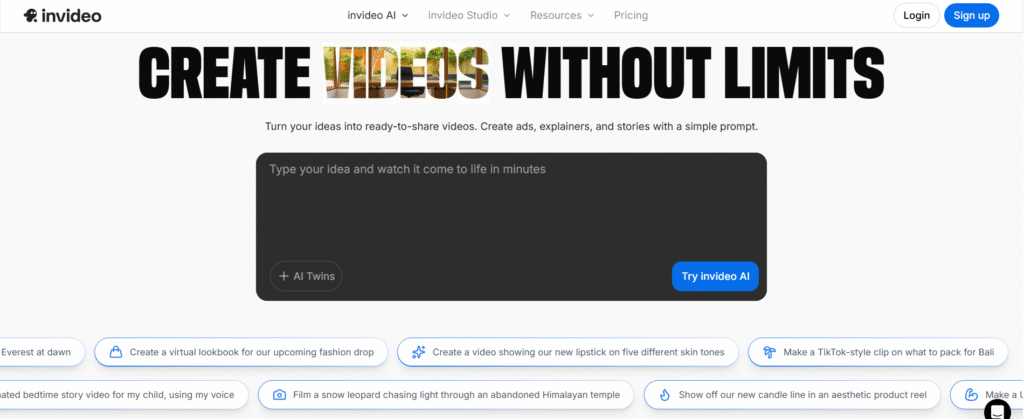 Best AI Video Editing tools - InVideo