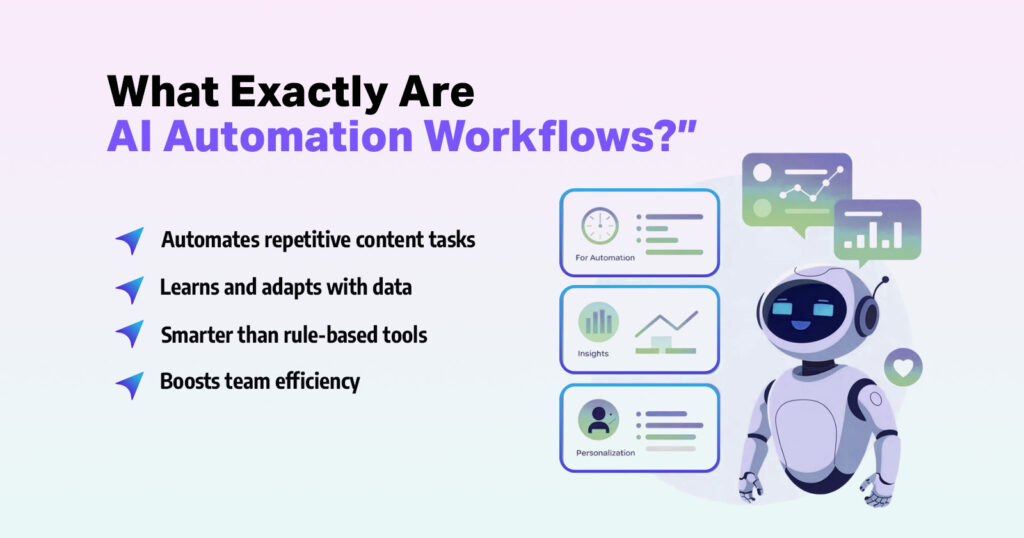 what is Ai automation workflow 
