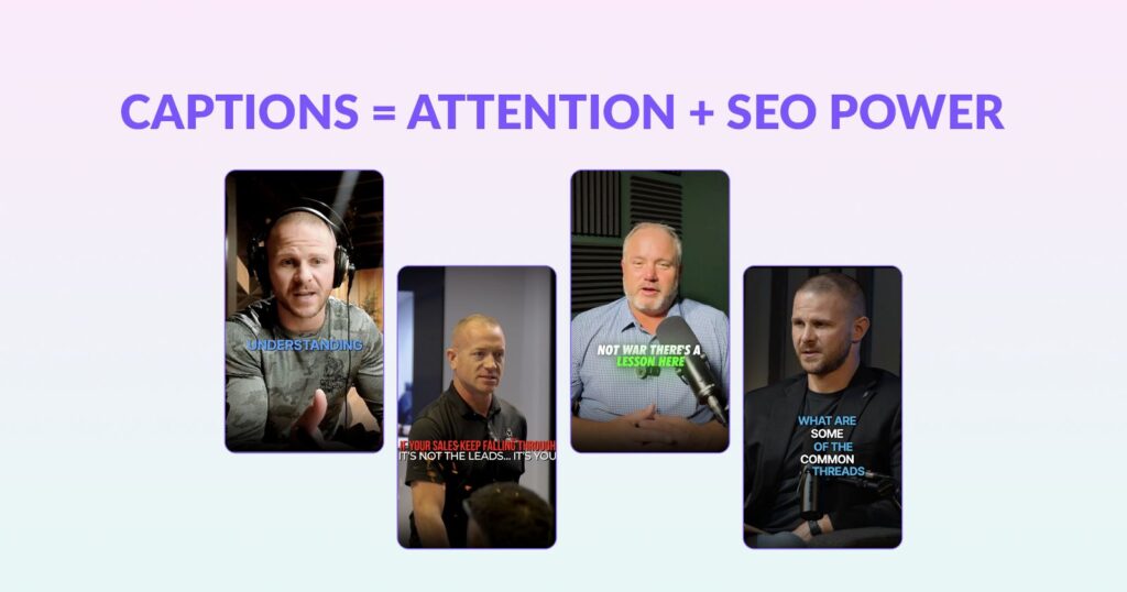 Silent Videos & Captions First