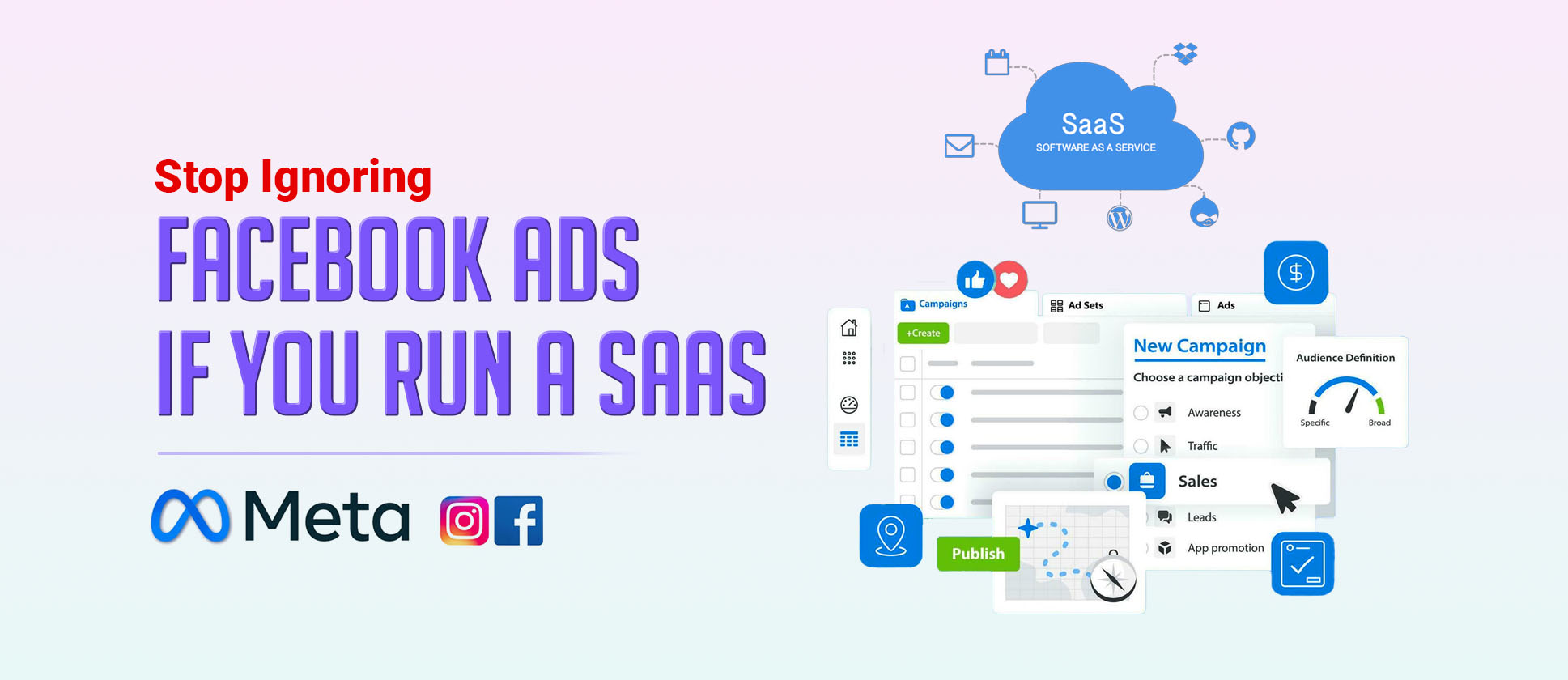 How to use facebook ads for SAAS
