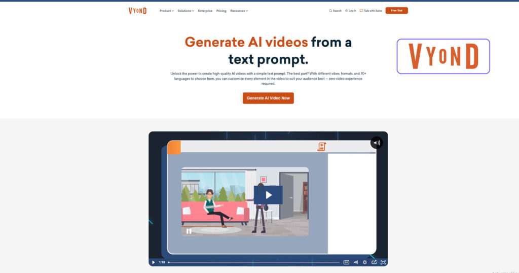 AI VIDEO Generator - Vyond