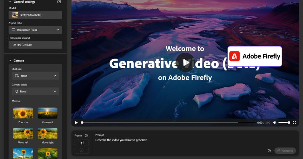 AI VIDEO Generator - Adobe Firefly