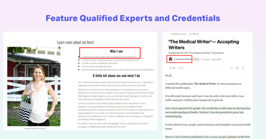 What is Google EEAT - show clear expertise