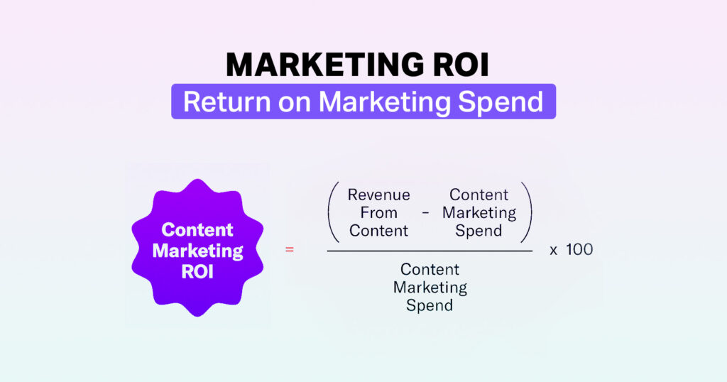 top marketing metrics to track - ROI