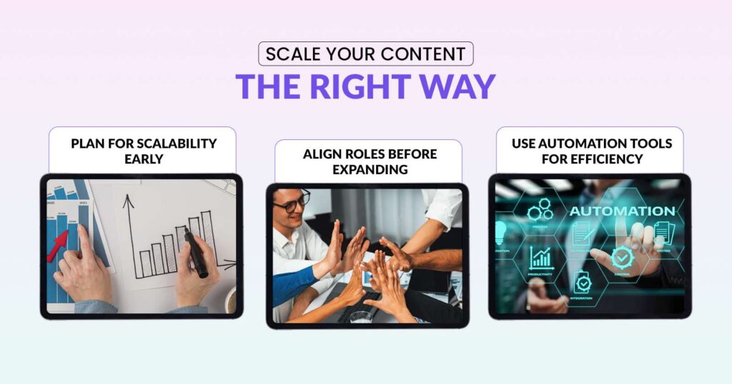 Scale Your Content the Right Way and Plan for Scalability Early