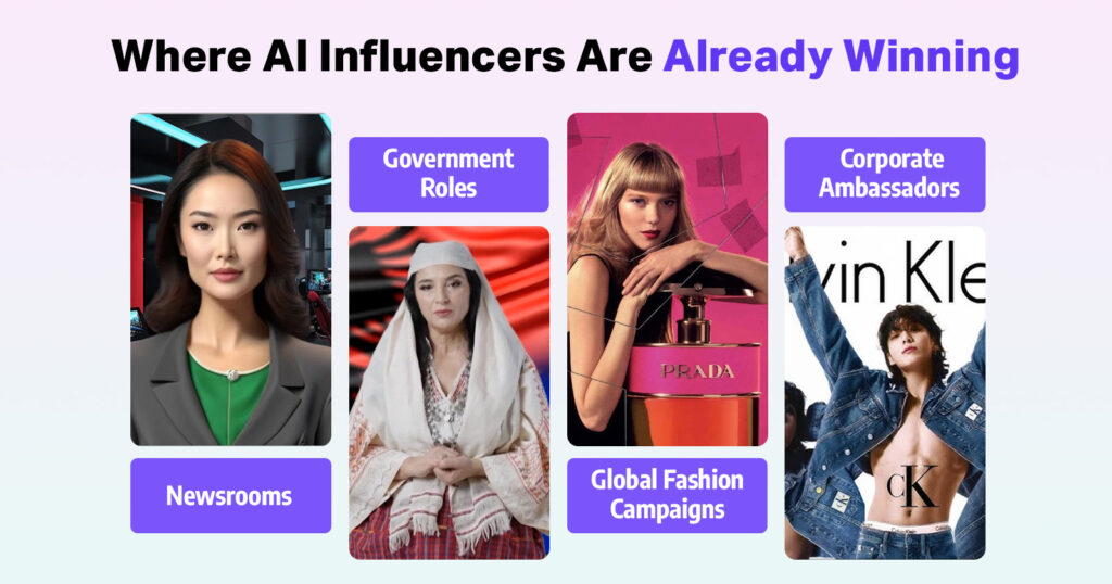 Synthetic Influencers in Action: Real-World Examples