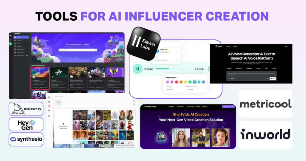Tools that Help Create an AI Avatar Influencer