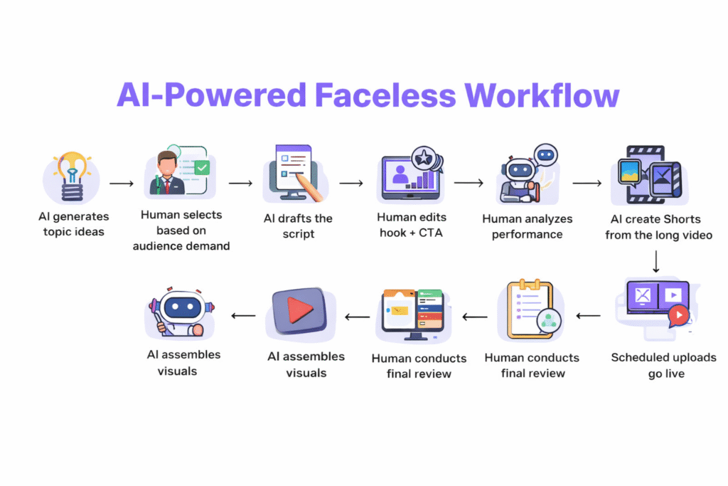 AI Faceless YouTube Workflow