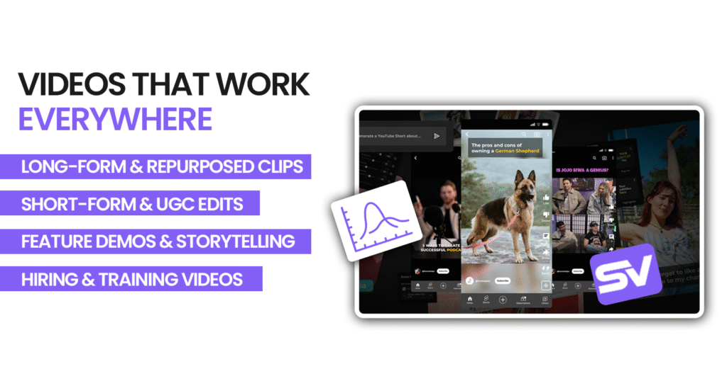 Videos That Work Everywhere
Long-form & Repurposed Clips
Short-form & UGC Edits
Feature Demos & Storytelling
Hiring & Training Videos