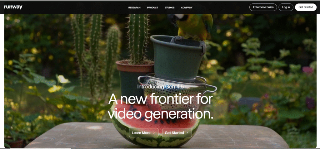 Runway Studios Ai video studio