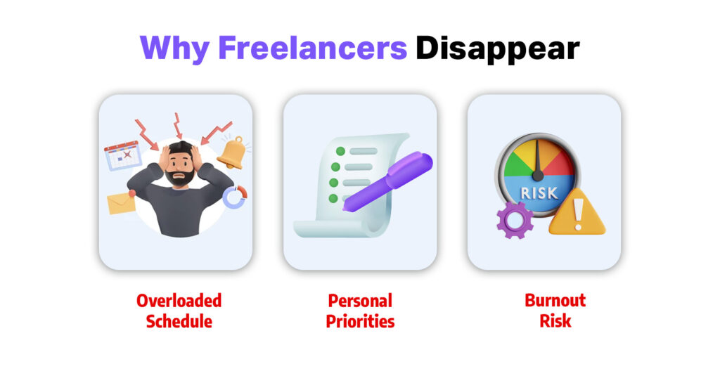 reasons why freelancers disappears