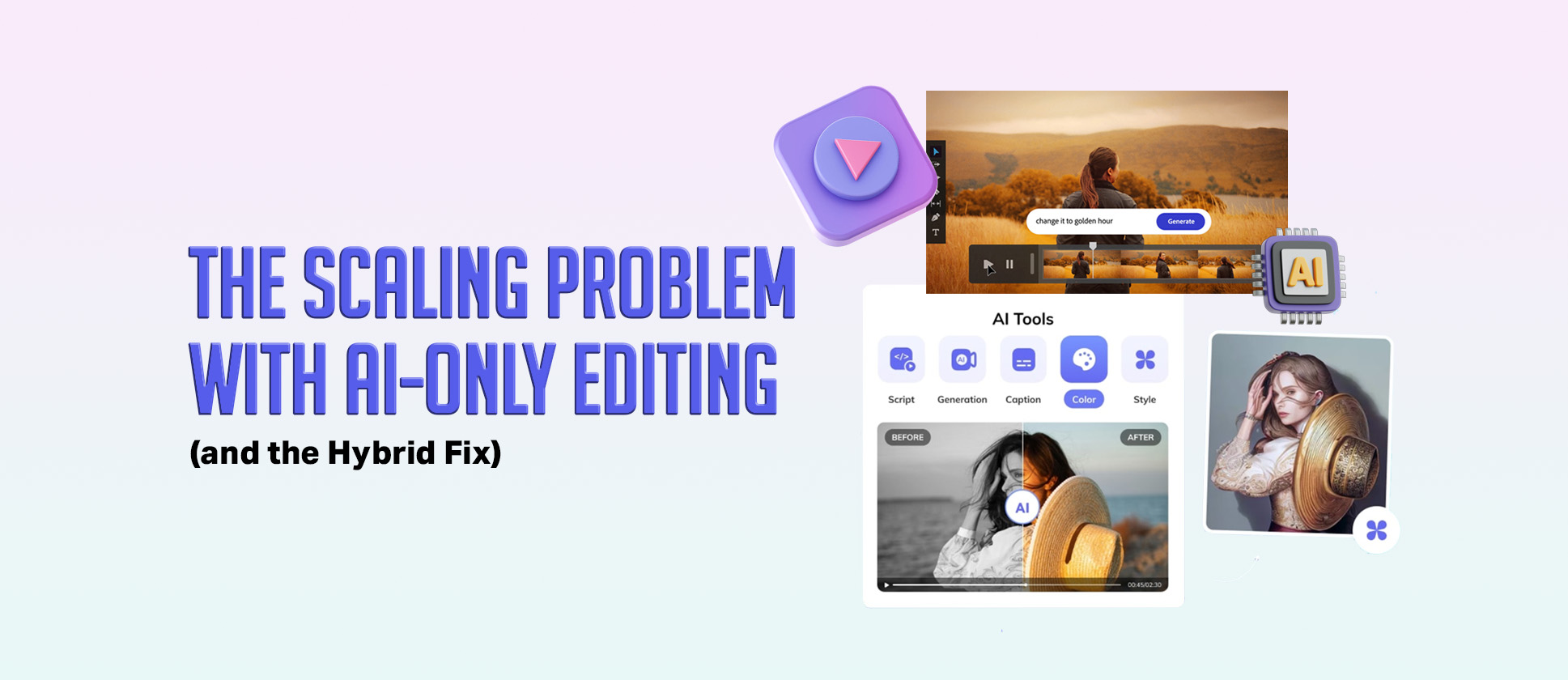 Why AI-Only Editing Fails at Scale and Why Hybrid Editing Wins for Agencies