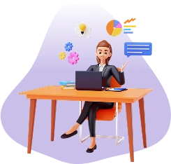 Corporate Woman Icon