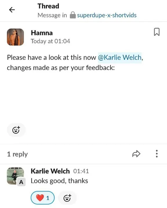 Clients Feedback - ShortVids