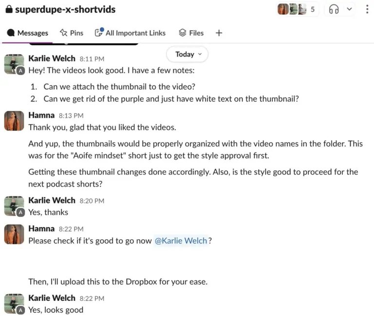 Clients Feedback - ShortVids