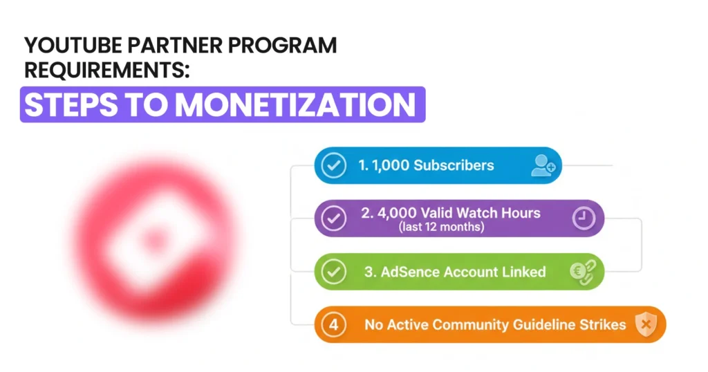 YouTube Partner Program Requirements: Steps to Monetization