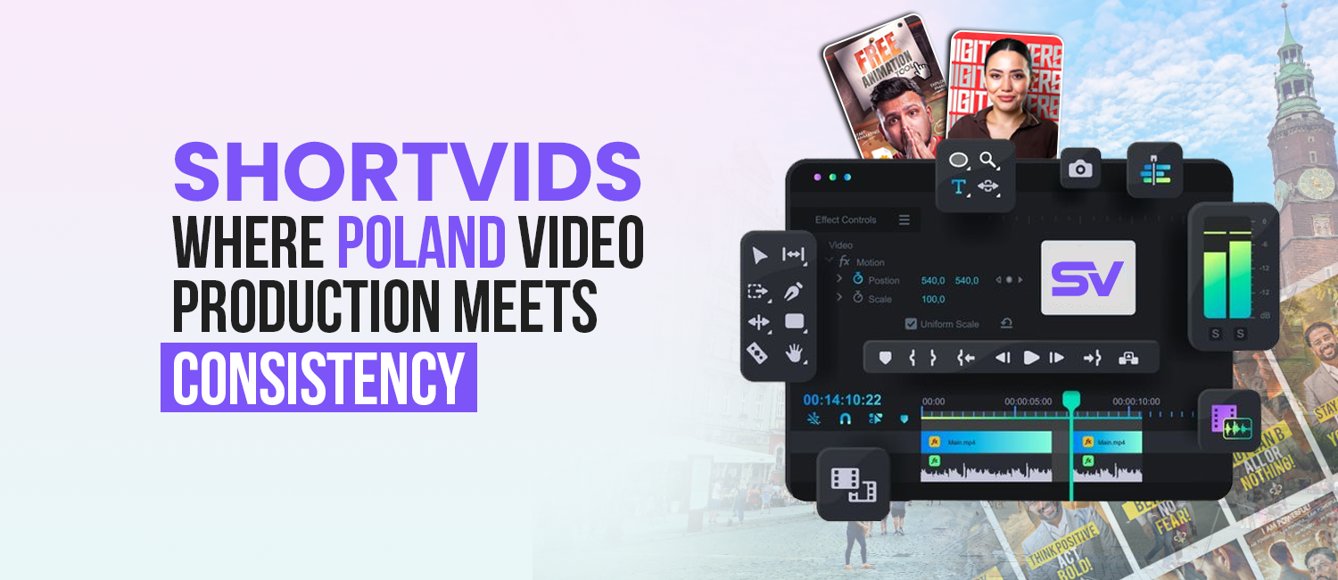 Poland Video Production & Editing with ShortVids for SaaS & Agencies