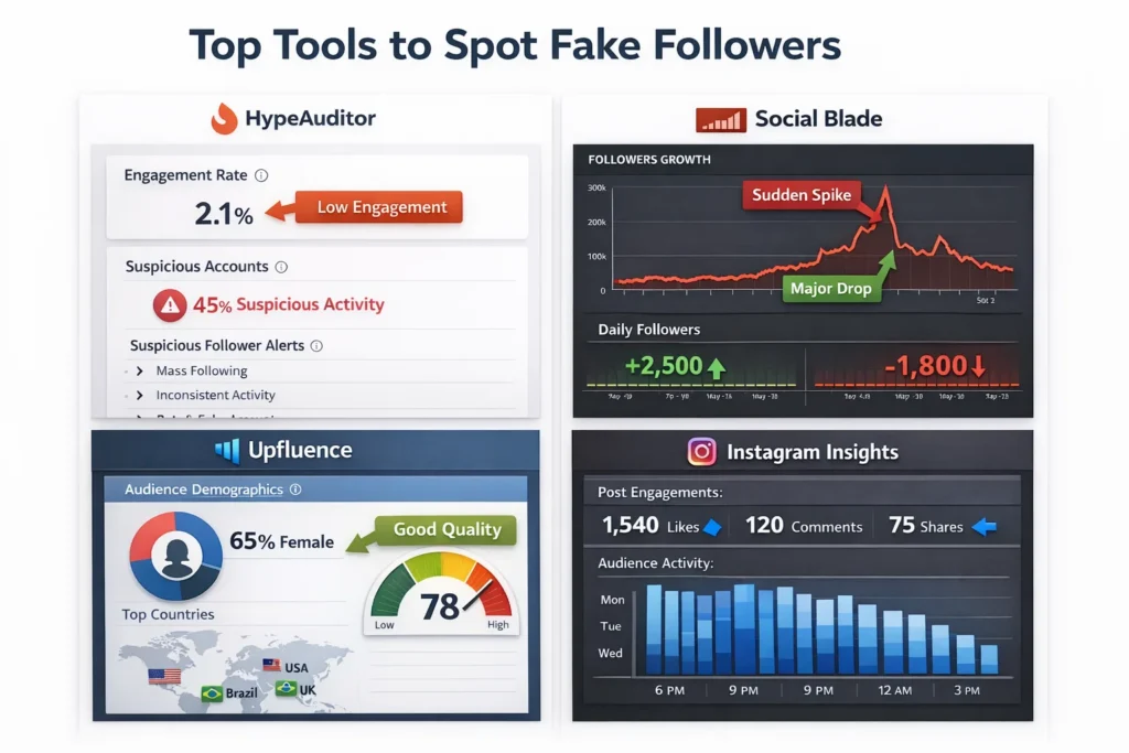 Tools Help with Fake Follower Detection on Instagram