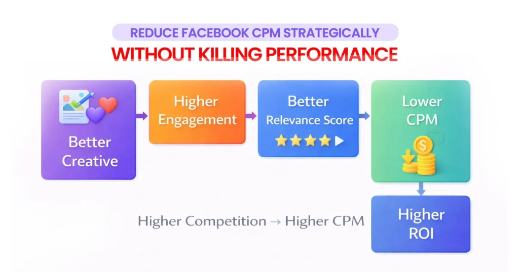 Reduce Facebook Advertising CPM Without Killing Performance