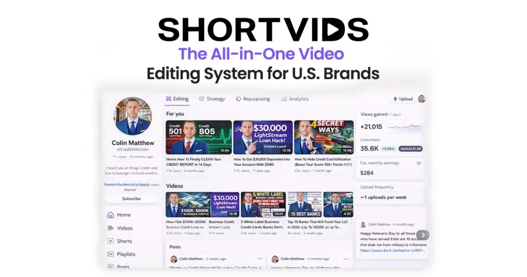 Why ShortVids Is the Best Video Editing Solution in the United States