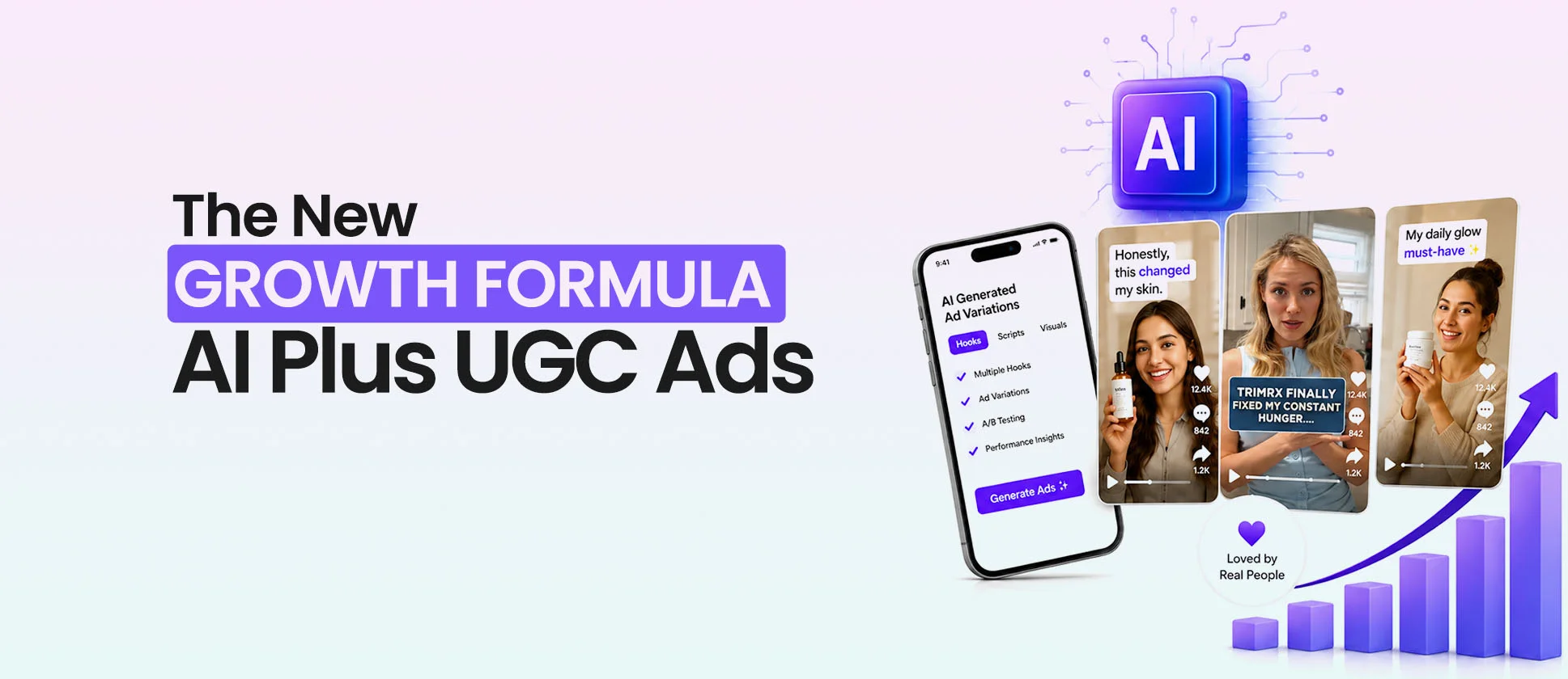 UGC ads build trust. AI scales creative testing. Discover how smart brands combine AI + UGC ads to increase ROAS, scale faster, and dominate paid social