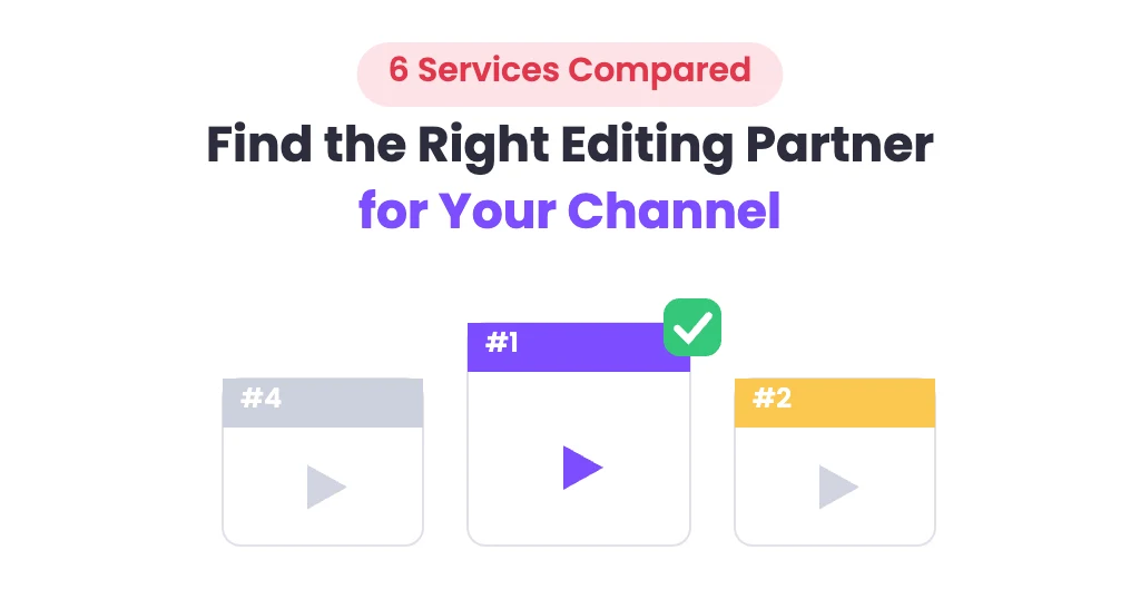 Best video editing services for YouTube creators : six services compared